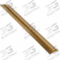 NATIONAL GUARD Door Weatherstripping: Flat Insert, 7 3/16 ft Lg, 1 1/8 in Wd, 1 1/8 in Ht (MPN 43CB-36x86). Key specifications — Flange Material: Bronze; Brand: NATIONAL GUARD.