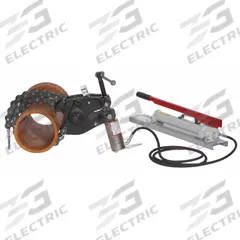 WHEELER-REX Hydraulic Pipe Cutter: 24 in Max, 4 in Min, For Cast Iron, Max 6,000 psi, Hand Pump (MPN 3890-24). Key specifications — attr665459: Hydraulic Pipe Cutter; attr665461: Cast Iron; attr665467: Pump; attr665453: WHEELER-REX.