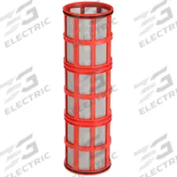 AMIAD Strainer Screen: Mesh, 0.0049 in Screen Size, Stainless Steel (MPN 700101-000415). Key specifications — Screen Material: Stainless Steel; Brand: AMIAD; Color: Red.