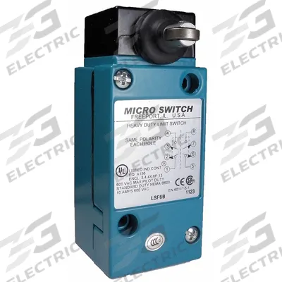 Honeywell Non Plug-In Limit Switch: Roller Plunger, Metallic, Momentary - Side-Mount Roller-Plunger Limit Switches