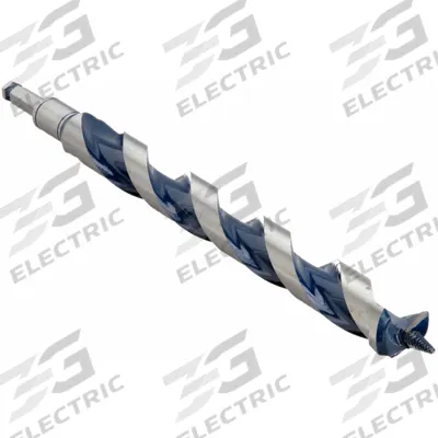 BOSCH Hybrid Drill Bit: 1 1/4 in Drill Bit Size, 17 1/2 in Overall Lg, Hex Shank - Hybrid Spur & Ship Auger Drill Bits