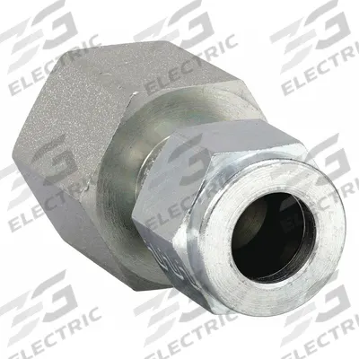 PARKER Compression Fitting Adapter: 3/8 in OD x 1/4 in Pipe Size - Flareless Bite-Type Steel Compression Fittings