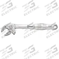 WERA Adjustable Wrench: Steel, Satin Chrome, 8 13/16 in Overall Lg, 3/4 in Jaw Capacity (MPN 05020101001). Key specifications — attr309359: Satin Chrome; attr324924: WERA; attr309358: Steel.