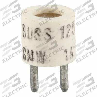 BUSSMANN Telecom Protection Fuse: GMW Series, Fast-Acting, Pin, 1 A, 125 V AC - Fast-Acting Pin Fuses