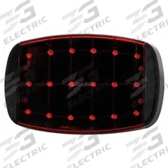 MAXXIMA Warning Light: Perimeter Flashing Warning Light, Red, 6 5/16 in Overall Wd, LED (MPN SDL-52-A). Key specifications — Number of Flash Patterns: 3; Mount Type: Magnetic; Brand: MAXXIMA; Shape: Oval.