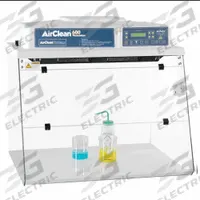 AIRCLEAN SYSTEMS Ductless Chemical Workstation: AC600, 48 in Overall Wd, 41 in Overall Ht, Clear (MPN AC648TAS). Key specifications — Assembly: Fully Assembled; Brand: AIRCLEAN SYSTEMS; Base/Stand Included: Yes; Blower Included: Yes; Work Surface Included: Yes.