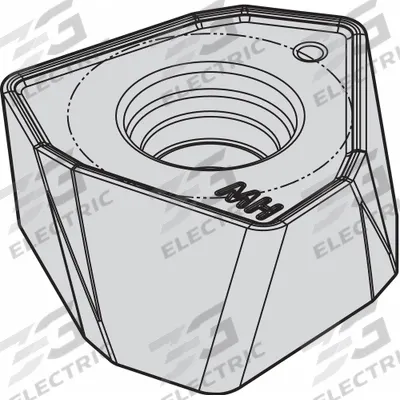 WIDIA Trigon Milling Insert: WOEJ120712SRMH (MPN 5338862) - Trigon (W) Indexable Milling Inserts