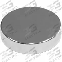 MAG-MATE Rare Earth Magnet: Neodymium, 3/8 in Outside Dia, 0.125 in Thick, Disc Magnet, 35 (MPN NE3712NP35). Key specifications — Color: Silver; Max Pull Force: 3.68 lbf.