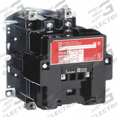 SQUARE D Lighting Magnetic Contactor: 2 Poles, 120V AC, 100 A (MPN 8903SQO1V02). Key specifications — attr948947: SQUARE D.