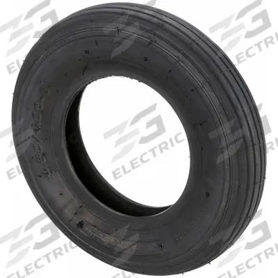 APPROVED VENDOR Replacement Tire: 3 25/32 in Tire Wd, Rubber, Ribbed, Tubeless Tire - Replacement Tires