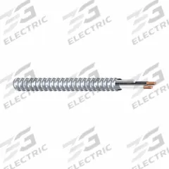 SOUTHWIRE Metal Clad Cable: 8 AWG, 3 Conductors, Copper, 50 ft, Aluminum, Std, THHN (MPN 55074399-50). Key specifications — Brand: SOUTHWIRE.