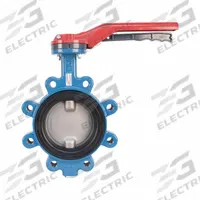 GHIBSON Butterfly Valve: 14 in Pipe Size, Concentric, 250 psi Max. Pressure (CWP), Lug, Ductile Iron (MPN 541S-14). Key specifications — Brand: GHIBSON; Handle Type: Bare Stem; Disc Material: Stainless Steel.
