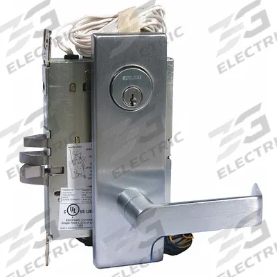 SCHLAGE Door Lockset: Storeroom Lever Locksets, Chrome, ADA Compliant - Electric Lever Locksets