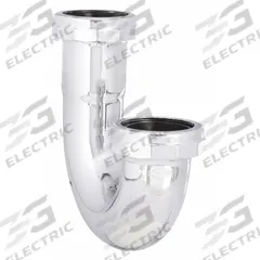 APPROVED VENDOR Bend: Brass, Chrome-Plated, Silver, 1 1/4 in Nominal Pipe Size, 5 1/8 in Overall Lg (MPN 1PNL8). Key specifications — Finish: Chrome-Plated; Includes: Slip Nut and Washer; Includes Cleanout: No; Brand: APPROVED VENDOR.