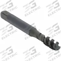 WIDIA GTD Spiral Flute Tap: M4x0.7 Metric, D4 / 6H, 3 Flute, Bottoming Chamfer, Black Oxide Cobalt (MPN 5400157)