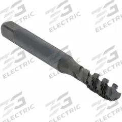 WIDIA GTD Spiral Flute Tap: M4x0.7 Metric, D4 / 6H, 3 Flute, Bottoming Chamfer, Black Oxide Cobalt (MPN 5400157)