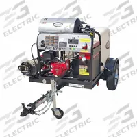 SIMPSON Pressure Washer Trailer: Trailer Pressure Washer, Hot, Heavy Duty, Diesel, 4 gpm Flow Rate (MPN TRSC4040232ECA). Key specifications — attr1042471: TRSC4040232ECA; attr1042472: Diesel; attr1042478: Honda; attr1045121: SIMPSON.