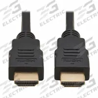EATON HDMI cable: Passive, Black, P568-050, 28 AWG Conductor Gauge, 50 ft Overall Lg, PVC, 1 Cables. Key specifications — Fire Rating: Commercial; Coaxial Cable Type: Pair Type; Manufacturer Part Number: P568-050; Brand: EATON; Features: Double-Shielded Cable; For Use With: Apple Digital AV Adapter; Jacket Material: PVC; Video Resolution - Maximum: 4K @ 30 Hz.