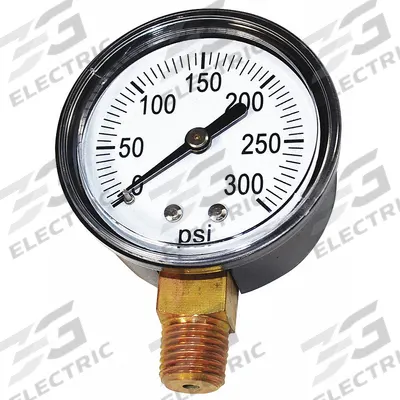 CHICAGO PNEUMATIC Pressure Gauge, Bottom Mount: 1312100840, 36VZ41, RCP-561VNS - Air Compressor Parts