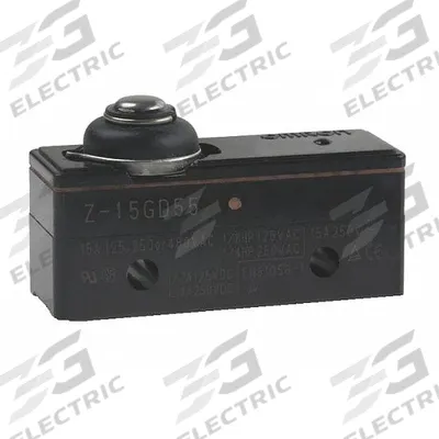 OMRON Snap Action Switch: Plunger Actuator, 1NO/1NC - Plunger Snap-Action Switches