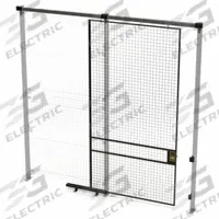 HUSKY RACK & WIRE Slide Door: 10 ft H x 5 ft W x 1 3/4 in D, Black, Powder-Coated (MPN V540510). Key specifications — attr1283297: Powder-Coated; attr1283316: Steel; attr1283313: Yes; attr1283333: HUSKY RACK & WIRE.