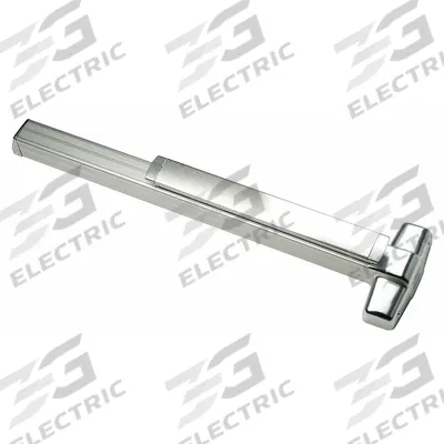 VON DUPRIN Surface Vertical Rod: 4 ft Max Door Wd - Surface Vertical Rod Push Bars