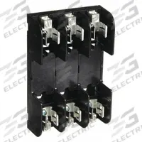 MERSEN Fuse Block: Open Block Design, 3 Pole, 600 V AC, Box Lug, Non-Indicating (MPN 60603). Key specifications — attr233046: MERSEN.