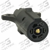 BUYERS PRODUCTS Trailer Adapter: 7-Way Blade, 5-Way Flat, Plastic (MPN TC2075P)
