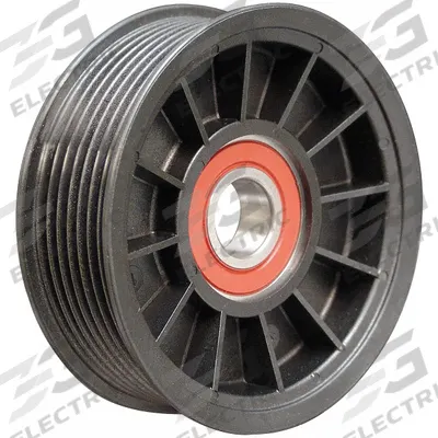 DAYCO Idler Pulley: Idler Pulley, 89054, Serpentine, 7PK Compatible Belt Trade Size - Ribbed V-Belt Idler Pulleys for Vehicles