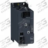 SCHNEIDER Variable Frequency Drive: In Phase Three, Out Phase Three, 7 1/2 hp, IP21, No Bypass (MPN ATV340U55N4S). Key specifications — Style: Compact; Color: Black/Green; Output Phase: Three.