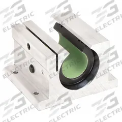 THOMSON Linear Pillow Block Bearing: Single, Self-Aligning, 2 in Inside Dia, TEP 950, FluoroNyliner (MPN FNYBUPBO32ALLS). Key specifications — Liner: TEP 950; Material: Aluminum.