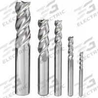 APPROVED VENDOR End Mill Set: Square, 5 Pc, Carbide, 3 Flute, 1/8" to 1/2" Mill Dia (MPN 273-888881)
