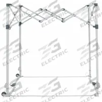 MINTIE TECHNOLOGIES Particle Containment Frame: 8 in Overall Wd, 15 in Overall Lg, 126 in Overall Ht (MPN MTIECU4-FRC). Key specifications — attr1058165: MINTIE TECHNOLOGIES; attr1058164: MTIECU4-FRC; attr1058192: (2) Upper Folding Trusses; attr1058207: Particle Containment Unit Frame.