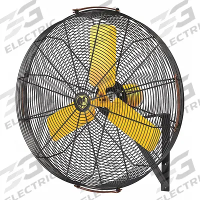 BIG ASS FANS Mounted Fan: 30 in Blade Dia, 120V AC, 1/3 hp Motor HP, Wall Mount - Standard Industrial Wall-Mount Fans