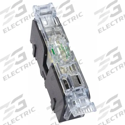 BUSSMANN Fuse Block Cover: For CC/Midget Fuse Class or Type, 600 V AC, Indicating - Indicating Fuse Block Covers