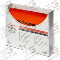 SANDEL Transfer Sheet: 300 lb Patient Load Capacity, 39 in L x 33 in W x 33 in H, 39 in Overall Lg (MPN 2104). Key specifications — Product Type: Transfer Sheet; Material: LDPE; Color: Orange; Brand: SANDEL.