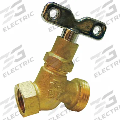 APPROVED VENDOR Hose Bibb: Key, Brass, Brass, Zinc, 1/2 in Inlet Connection Size - Hose Bibbs