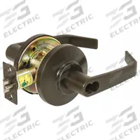 BEST Door Lockset: Office Lever Locksets, Bronze, ADA Compliant, Interchangeable Core (MPN 7KC37AB15DS3613). Key specifications — attr1024149: Not Ligature-Resistant; attr1011488: BEST; attr1024446: F109; attr1011524: No Message; attr1011506: 7KC Contour Angle Return Lever; attr1011485: Yes; attr1059461: Dark Oxidized Satin Bronze, Oil Rubbed : Bronze.