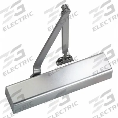 ABILITY ONE Door Closer: Parallel/Std Mounting Type, Grade 1 - Heavy Duty, Aluminum - Adjustable-Mount Door Closers