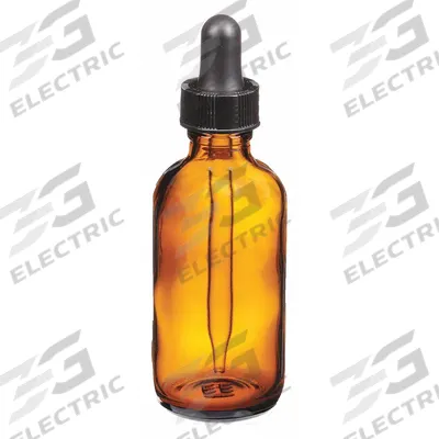 APPROVED VENDOR Chemical/Reagent Bottle: Round, 60 mL, 2 fl oz, Soda Lime Glass - Clear Glass Lab Dropper Bottles