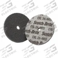 SCOTCH-BRITE Unitized Wheel: 2 in Dia x 1/4 in W, 1/8 in Arbor Hole, Aluminum Oxide, Medium, XL-UW (MPN 7010299301). Key specifications — Series: XL-UW; Brand: SCOTCH-BRITE.