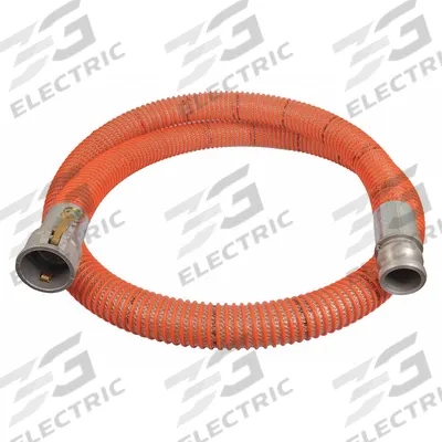 CONTINENTAL Water Suction and Discharge Hose: 6 in Hose Inside Dia., 70 psi, Clear/Orange - PVC Water Suction & Discharge Hose Assemblies with Synthetic Braid & PVC Helix Reinforcement