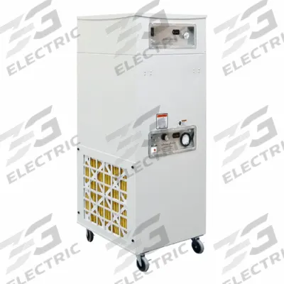 AGRIAIR Air Scrubber: Aluminum, Particulate Filtration/Ultraviolet Germicidal Irradiation - Lightweight Aluminum Negative Air Machines