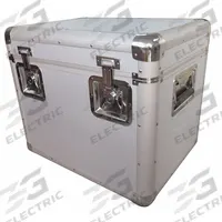 WESTWARD Protective Case: 32.1 gal, 18 in x 24 in x 20 1/2 in, Gray, Aluminum, 2 Handles, Steel (MPN 29PH27). Key specifications — Closure Type: Padlock Hasp; Brand: WESTWARD; Color: Gray; Handle Style: Recessed.