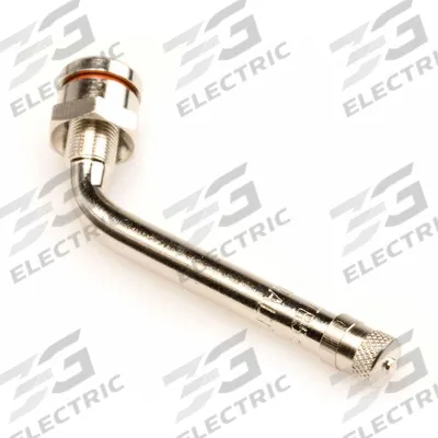 HALTEC O-Ring Tire Valves: O-Ring Seal Valve, Clamp-In, 60° Valve Stem Angle - Tire Valve Stems