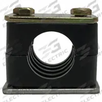 ZSI Vibration-Damping Pipe Clamp: Ribbed Bore, Steel Clamp, Polypropylene Cushion, For 8 Lines (MPN S3016S-BLKGRG). Key specifications — Compatible Mfr Part Number: S3016S-BLKGRG; Compatible Grainger Part Number: 814LK0.