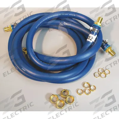 LABCONCO Flexible Circulation Tubing Kit: Flex Circulation Tubing Kit, 12 in Overall Lg - Fume Hood Tubing