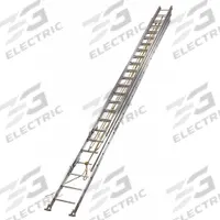 LOUISVILLE LADDER Extension Ladder: 60 ft Ladder Size, Aluminum, 250 lb Load Capacity, 173 lb Wt (MPN AE1660). Key specifications — Color: Silver; Brand: LOUISVILLE LADDER; Removable Fly: Fixed.