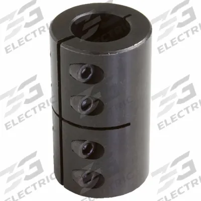 CLIMAX METAL PRODUCTS Rigid Shaft Coupling: 7/8 in Bore Dia 1, 5/8 in Bore Dia 2, Round - One-Piece Rigid Shaft Couplings