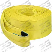LIFT-ALL Tow-All Tow Strap: 25 ft Overall Hook Size, 6 in Overall Wd, 25 ft Overall Lg, Yellow (MPN TS2806NX25). Key specifications — Material: Nylon; Overall Hook Size: 25 ft; Attachment Style: Eye; Duty Capacity: Heavy Duty; Brand: LIFT-ALL; Equipment Color: Yellow; Number of Ply: 2-Ply.